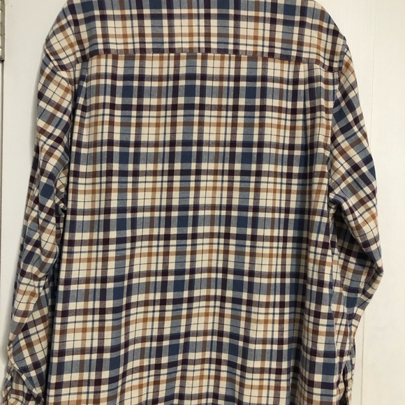 Lucky brand casual plaid button down shirt mens size XL - Picture 9 of 10